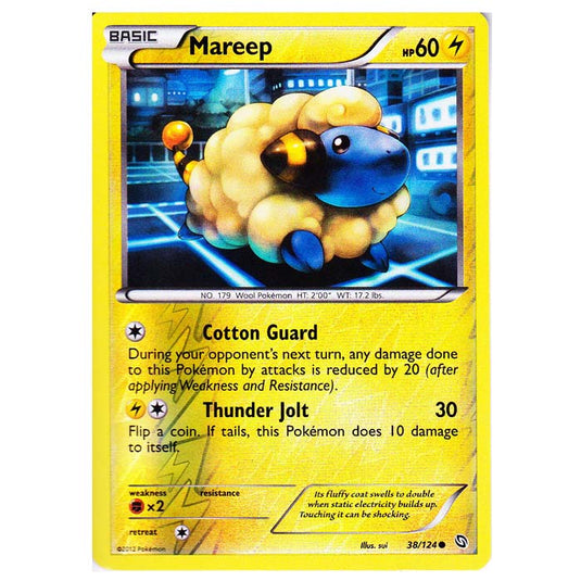 Pokemon - Black & White - Dragons Exalted - (Reverse Holo) Mareep - 38/124