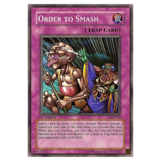 Yu-Gi-Oh! - Ancient Sanctuary - Order to Smash (Common) AST-110