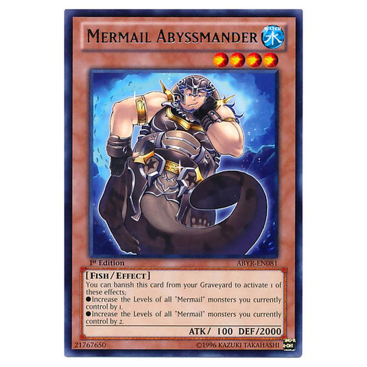 Yu-Gi-Oh! - Abyss Rising - Mermail Abyssmander (Rare) ABYR-EN081