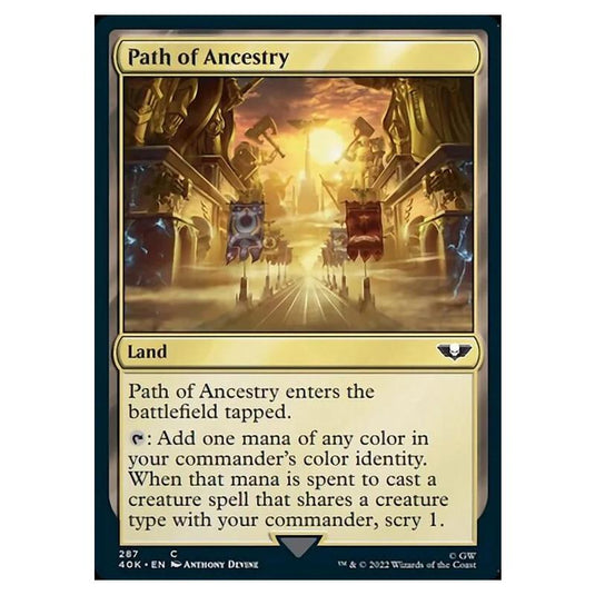 Magic The Gathering - Universes Beyond - Warhammer 40k - Path of Ancestry - 287/168
