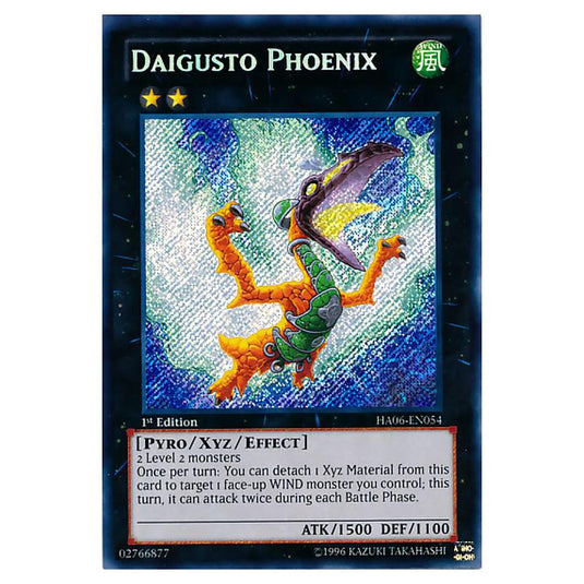 Yu-Gi-Oh! - Hidden Arsenal 6 - Omega Xyz - Daigusto Phoenix (Secret Rare) HA06-EN054