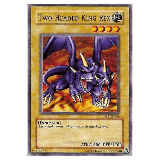 Yu-Gi-Oh! - Dark Beginning 2 - Two-Headed King Rex (Common) DB2-EN096