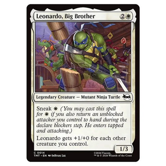 Magic The Gathering - Teenage Mutant Ninja Turtles - Leonardo, Big Brother - 0014