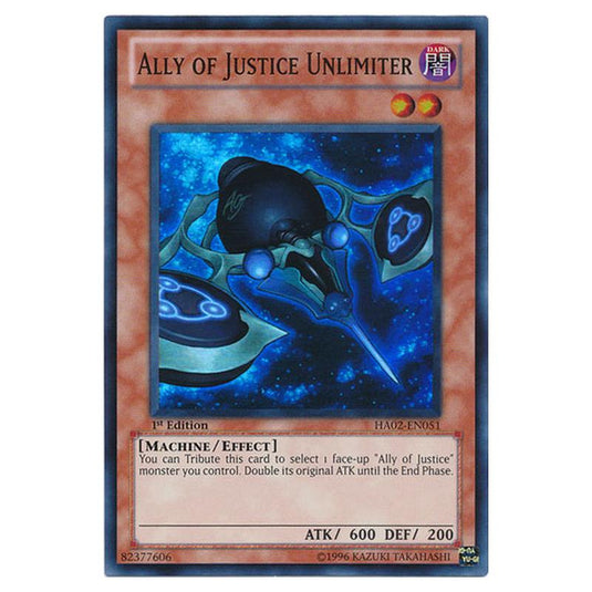 Yu-Gi-Oh! - Hidden Arsenal 2 - Ally of Justice Unlimiter (Super Rare) HA02-EN051