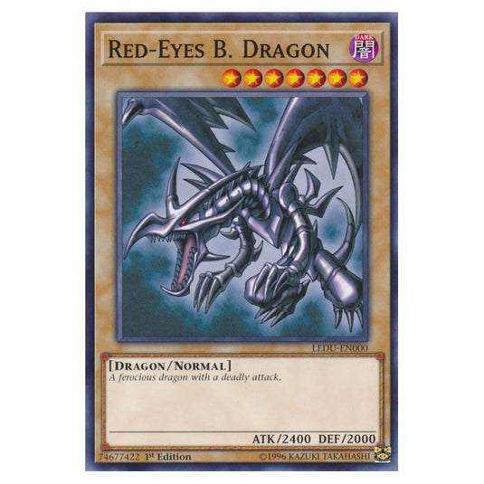 Yu-Gi-Oh! - Legendary Duelists - Red-Eyes Black Dragon (Common) LEDU-EN000
