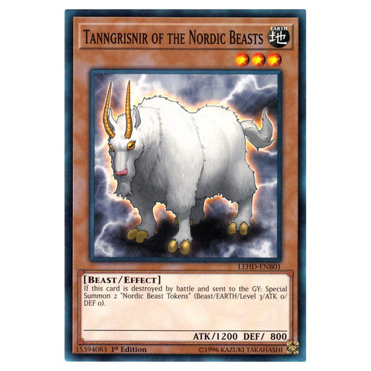 Yu-Gi-Oh! - Legendary Hero Decks - Tanngrisnir of the Nordic Beasts (Common) LEHD-ENB01