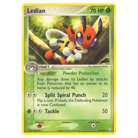 Pokemon - EX Team Rocket Returns - Ledian - 023/109
