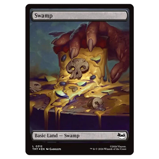 Magic The Gathering - Teenage Mutant Ninja Turtles - Swamp - 0312