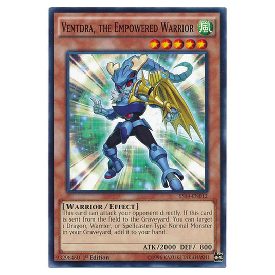 Yu-Gi-Oh! - Super Starter - Space-Time Showdown - Ventdra, the Empowered Warrior (Common) YS14-EN012