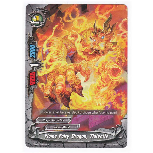 Future Card Buddyfight - Immortal Entities - Flame Fairy Dragon, Tialvette - 39/48