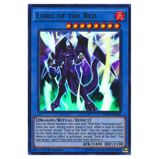Yu-Gi-Oh! - Dragons of Legend - Unleashed - Lord of the Red (Ultra Rare) DRL3-EN068
