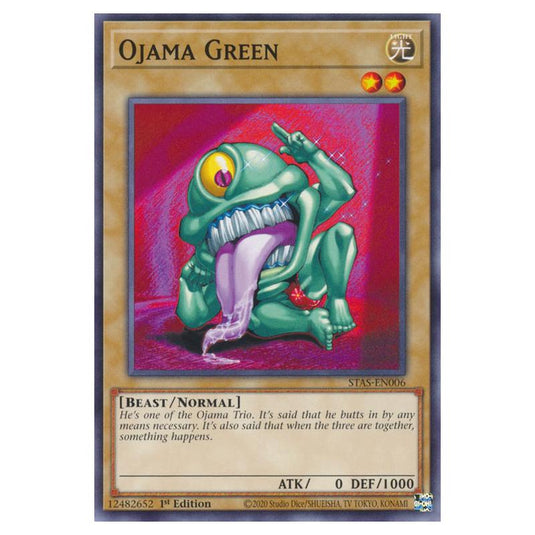 Yu-Gi-Oh! - 2-Player Starter Set - Ojama Green (Common) STAS-EN006