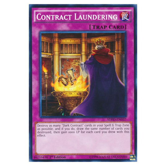 Yu-Gi-Oh! - Pendulum Domination Structure Deck - Contract Laundering (Common) SDPD-EN037