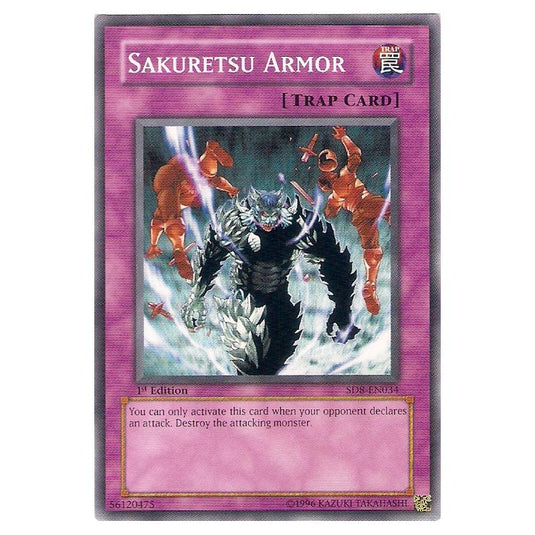 Yu-Gi-Oh! - Structure Deck - Lord of the Storm - Sakuretsu Armor (Common) SD8-EN034