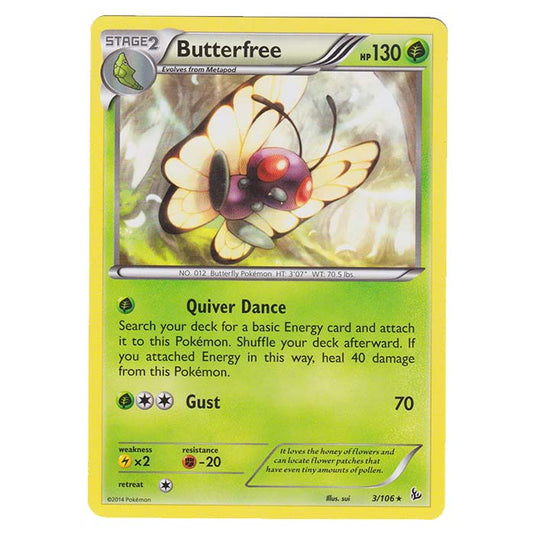 Pokemon - XY - Flashfire - Butterfree - 3/106