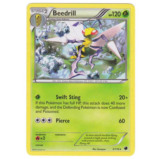 Pokemon - Black & White - Plasma Freeze - Beedrill - 003/116