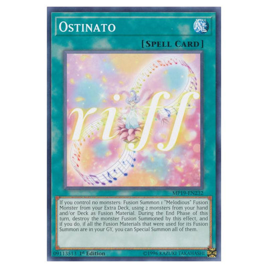 Yu-Gi-Oh! - 2019 Gold Sarcophagus Tin Mega Pack - Ostinato (Common) MP19-EN232