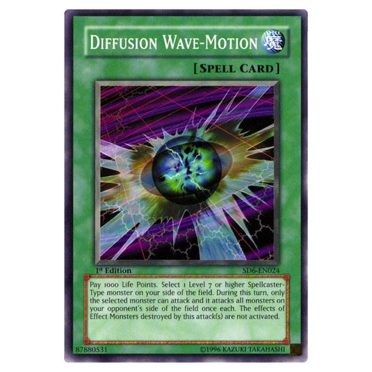 Yu-Gi-Oh! - Structure Deck - Spellcaster's Judgment - Diffusion Wave-Motion (Common) SD6-EN024