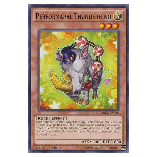 Yu-Gi-Oh! - Crossed Souls - Performapal Thunderhino (Common) CROS-EN096