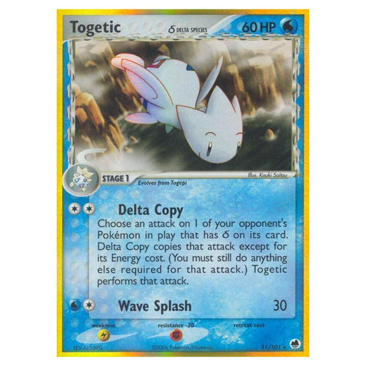 Pokemon - EX Dragon Frontiers - Togetic δ Delta Species - 011