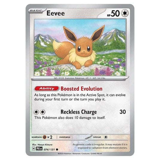 Pokemon - Prismatic Evolutions - Eevee - 0000074/074