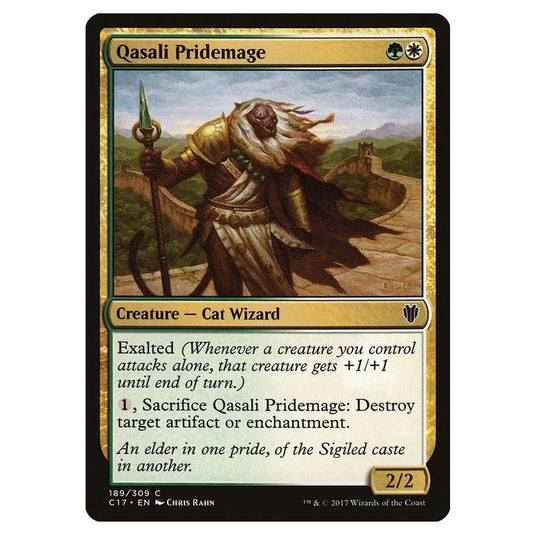 Magic The Gathering - Commander 2017 - Qasali Pridemage - 189/309