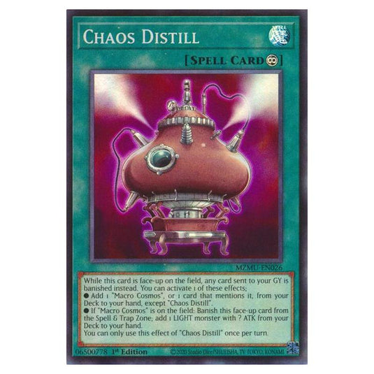 Yu-Gi-Oh! - Maze of Muertos - Chaos Distill (Super Rare) - MZMU-EN026