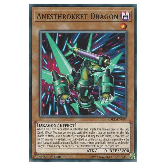 Yu-Gi-Oh! - Structure Deck - Rokket Revolt - Anesthrokket Dragon (Common) SDRR-EN007
