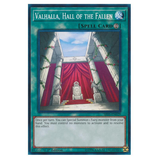 Yu-Gi-Oh! - Structure Deck - Wave of Light - Valhalla, Hall of the Fallen (Common) SR05-EN029