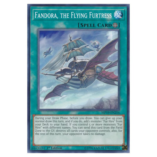 Yu-Gi-Oh! - 2019 Gold Sarcophagus Tin Mega Pack - Fandora, the Flying Furtress (Common) MP19-EN254