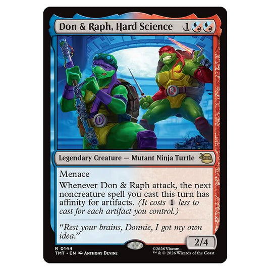 Magic The Gathering - Teenage Mutant Ninja Turtles - Don & Raph, Hard Science - 0144