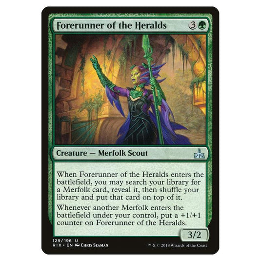 Magic The Gathering - Rivals Of Ixalan - Forerunner Of The Heralds - 129/196 (Foil)