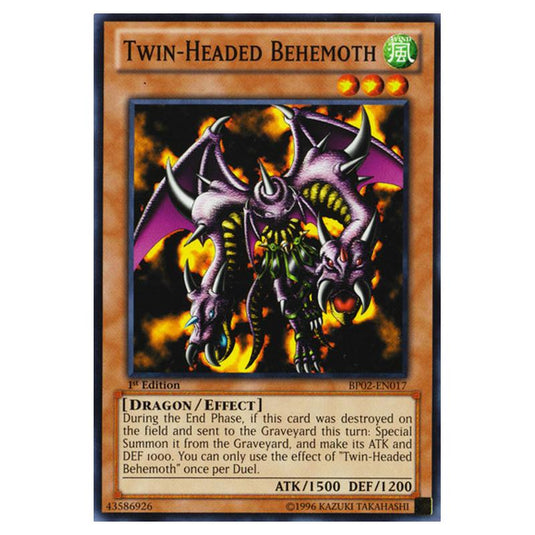 Yu-Gi-Oh! - Battle Pack 2 - War of the Giants - Twin-Headed Behemoth (Common) BP02-EN017