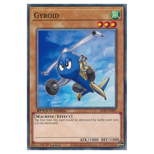 Yu-Gi-Oh! - Speed Duel GX - Duel Academy Box - Gyroid (Common) SGX1-ENI07