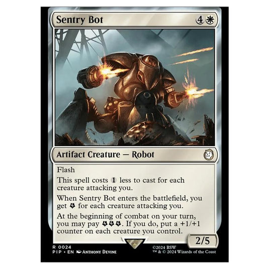 Magic The Gathering - Universes Beyond - Fallout - Sentry Bot - 0024