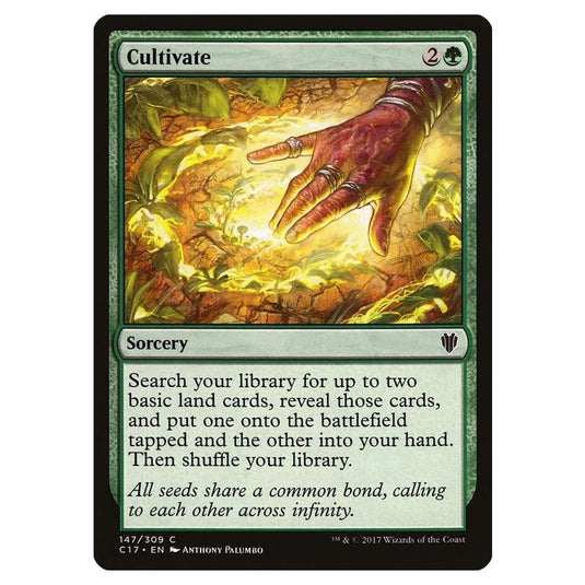 Magic The Gathering - Commander 2017 - Cultivate - 147/309