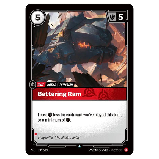 Riftbound: League of Legends TCG - Spiritforged - Battering Ram - 012/221