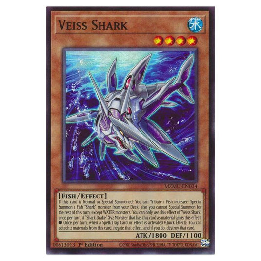 Yu-Gi-Oh! - Maze of Muertos - Veiss Shark (Super Rare) - MZMU-EN034