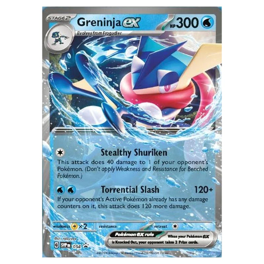 Pokemon - SV Black Star Promos - Greninja ex - 054/054