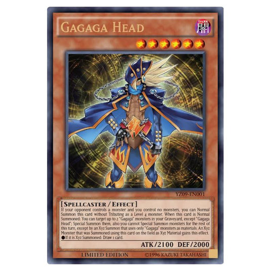 Yu-Gi-Oh! - Yu-Gi-Oh! ZEXAL Volume 9 promotional card - Gagaga Head (Ultra Rare) YZ09-EN001