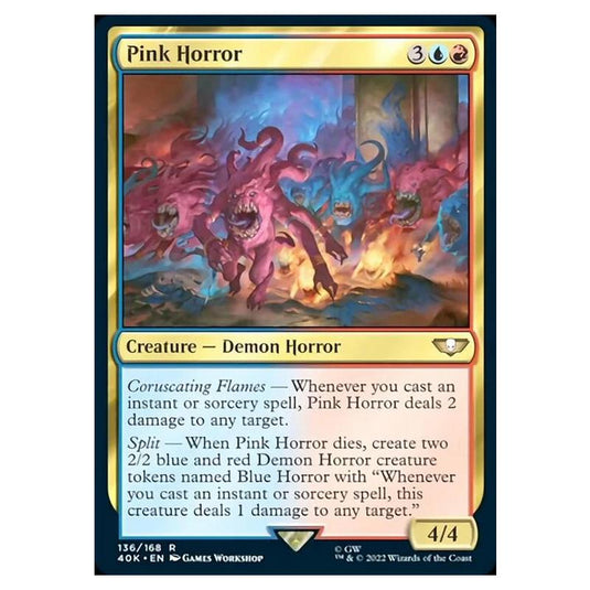 Magic The Gathering - Universes Beyond - Warhammer 40k - Pink Horror - 136/168