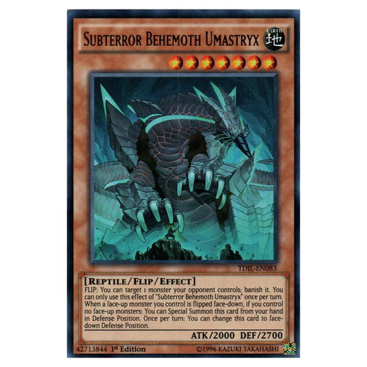 Yu-Gi-Oh! - The Dark Illusion - Subterror Behemoth Umastryx (Ultra Rare) TDIL-EN083