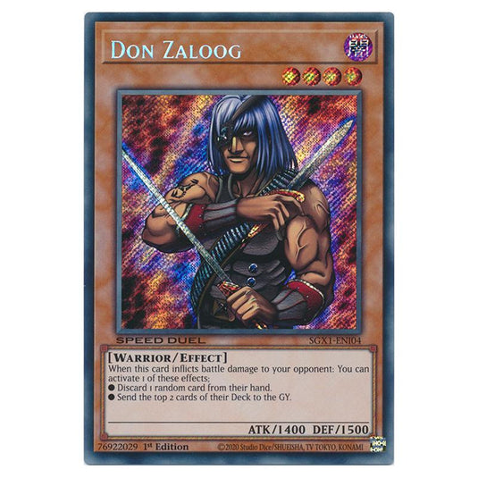 Yu-Gi-Oh! - Speed Duel GX - Duel Academy Box - Don Zaloog (Secret Rare) SGX1-ENI04