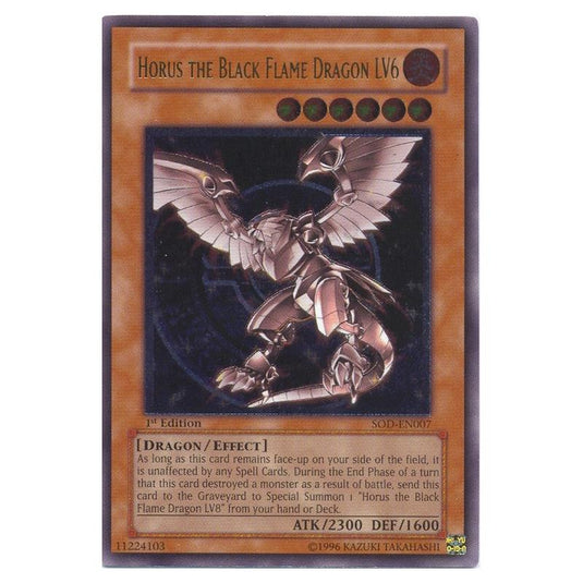 Yu-Gi-Oh! - Soul of the Duelist - Horus the Black Flame Dragon LV6 (Ultimate Rare) SOD-EN007