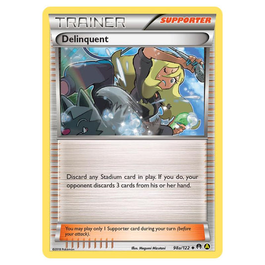 Pokemon - XY - Breakpoint - Delinquent - 98a/122 (Reverse Holo)