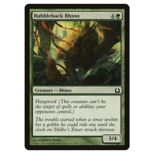 Magic The Gathering - Return To Ravnica - Rubbleback Rhino - 132/274