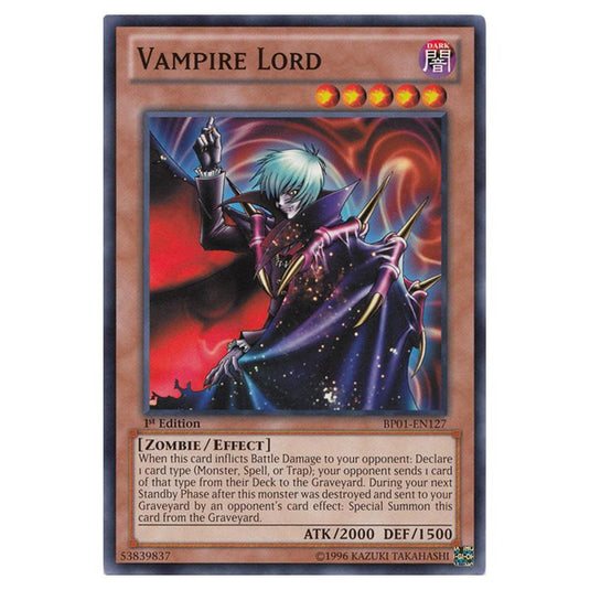 Yu-Gi-Oh! - Battle Pack - Epic Dawn - Vampire Lord (Common) BP01-EN127