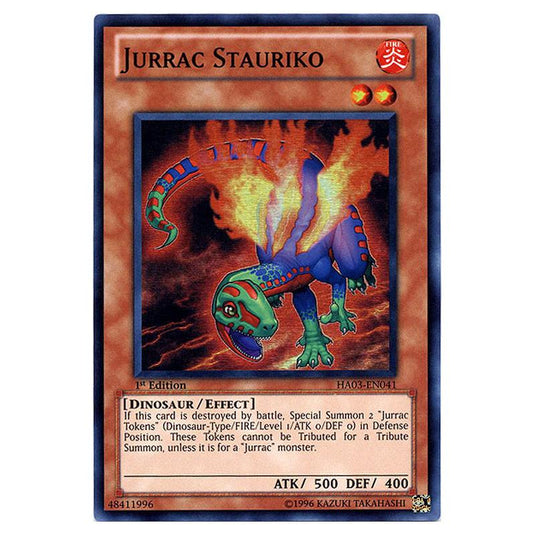 Yu-Gi-Oh! - Hidden Arsenal 3 - Jurrac Stauriko (Super Rare) HA03-EN041