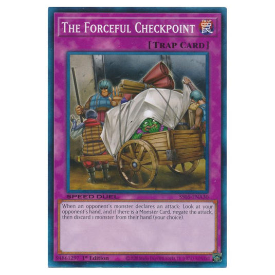 Yu-Gi-Oh! - Speed Duel Starter Decks - Twisted Nightmares - The Forceful Checkpoint (Common) SS05-ENA30