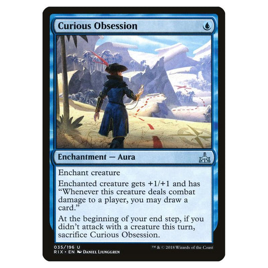 Magic The Gathering - Rivals Of Ixalan - Curious Obsession - 35/196 (Foil)